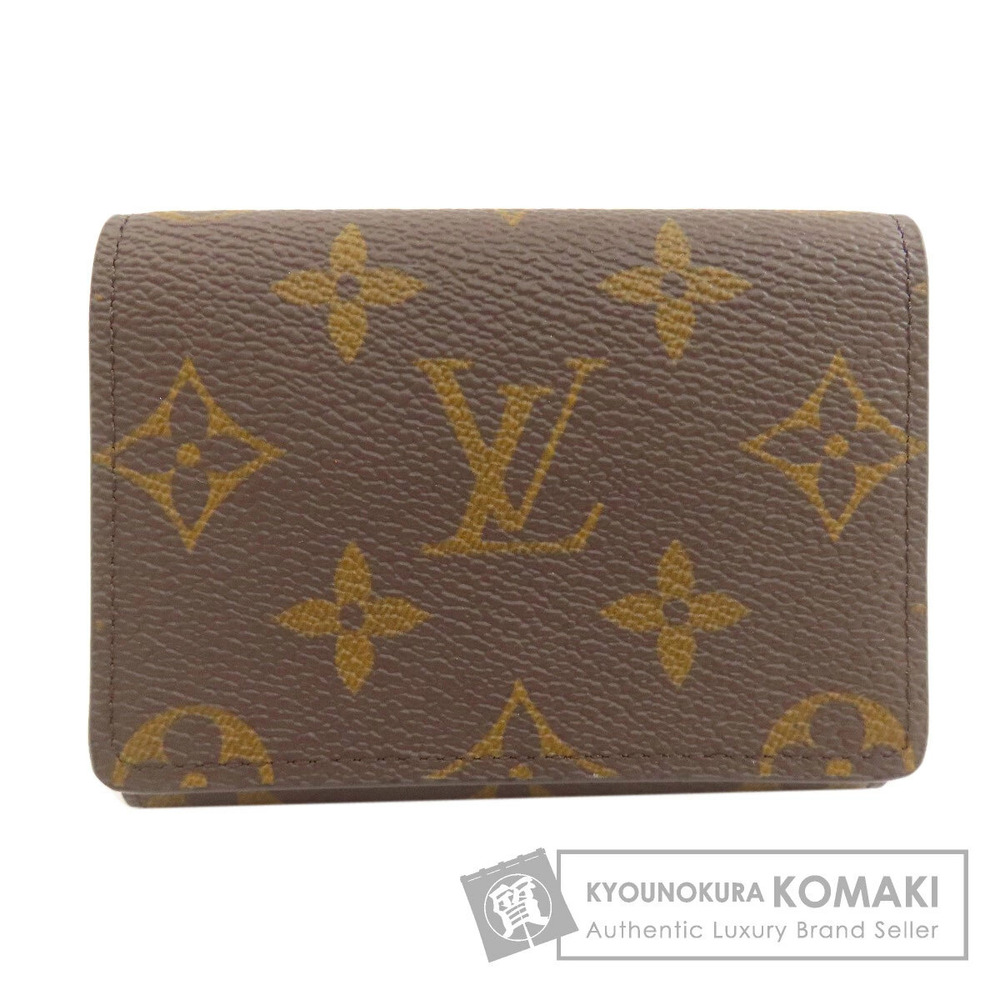 Louis Vuitton Envelope Carte de Visite Card Case Wallet Monogram Canvas